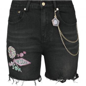 Honeydukes Black Denim Women's Shorts