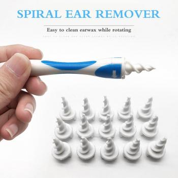 Spiral Ear Wax Cleaner with Replacement Heads