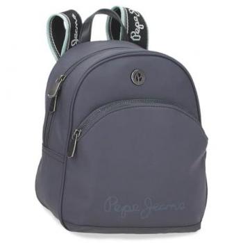 Mochila Pepe Jeans Corin Gris 27 cm – Diseño Poliéster