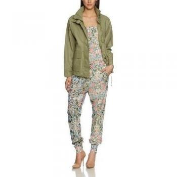 Chaqueta de mujer Ichi Tuuni Ja, manga larga, talla 40, verde