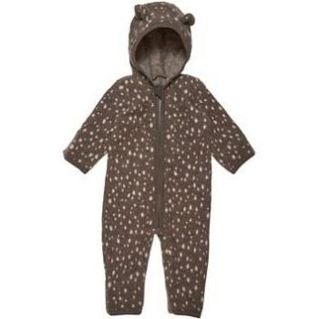 Tutina con cappuccio Bambi HUTTEliHUT ALLIE in fleece di lana