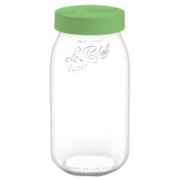 Bocal en verre 3L vert doux