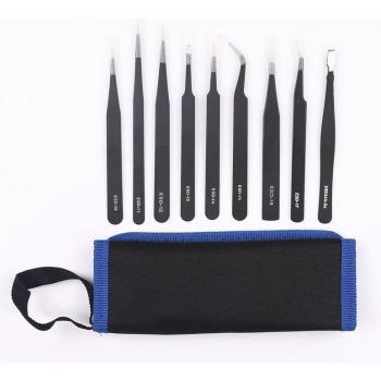 Precision Antistatic Tweezers Kit