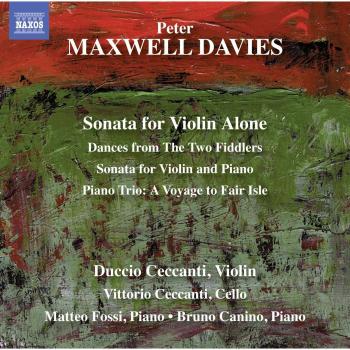 Peter Maxwell Davies: Violin Sonata No. 1