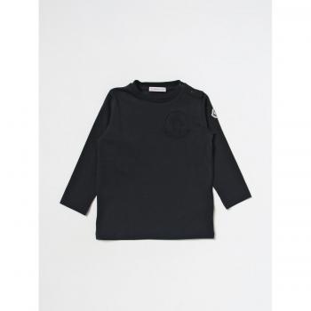 Moncler Enfant T-shirt cotone blu taglia 2