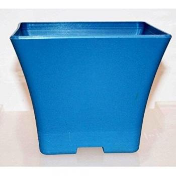 Recipiente prebonsai plástico azul 9,3 x 9,3 x 7 cm