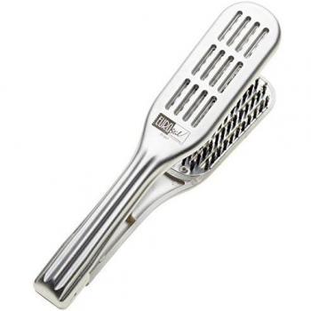 Eurostil jabali doble cepillo para alisado-secador gris 1un