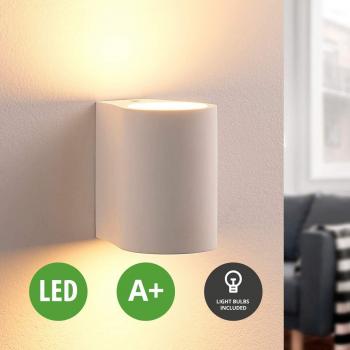 Applique a LED Jannes con dimmer (A+), con lampadina inclusa, per soggiorno e sala da pranzo