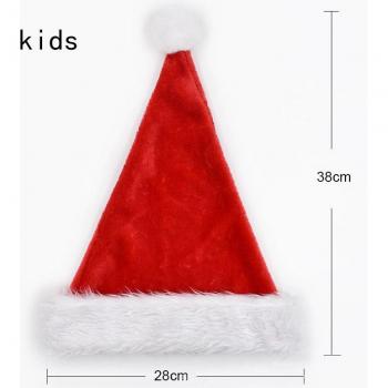 5/10pcs Unisex Santa Hat for Christmas Parties