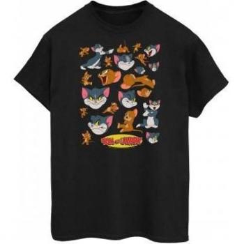 Tom und Jerry Damen T-Shirt Many Faces M