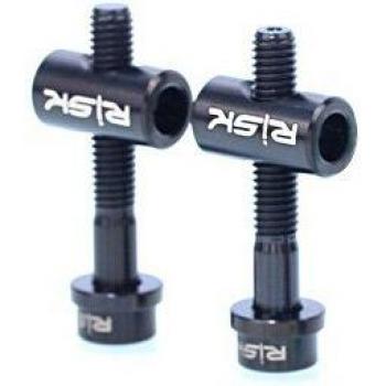 Black Gold Rainbow Titanium Seat Post Bolts