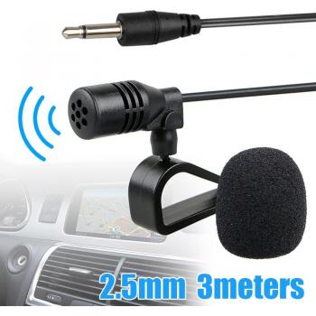 Micrófono Car Audio Jack 2,5 mm – 3 m de Cable