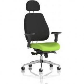 Chiro Plus Myrrh Green Bespoke Colour Seat with Headrest