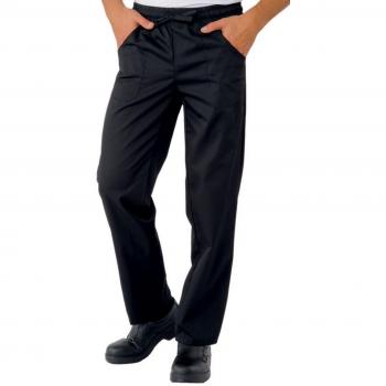 Trousers de Cocinero Isacco Unisex XL Color Negro