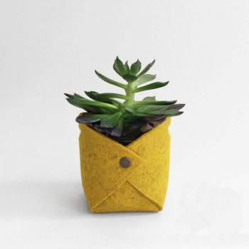 Khaki Multifunctional Storage Bag for Home and Desktop
