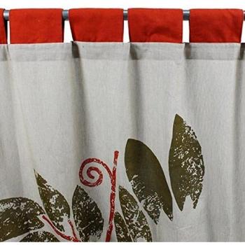 Vetrina arancione SIENNA 140x260 cm – Patta Tamisante Naturale