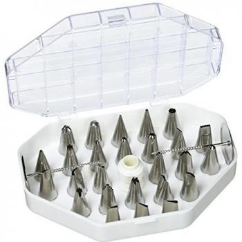 DE BUYER -2114.20 -coffrets 26 douilles inox+adaptateur