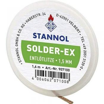 Desoldeerlint 1,6 m Stannol Solder‑Ex 907100 – 1,5 mm