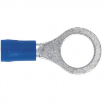 Sealey BT23 Easy-Entry Ring Terminal 10.5mm Blue Pack of 100