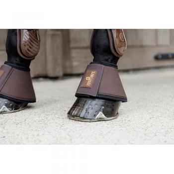 Kentucky Solimbra Fetlock and Hoof Bells for Horses, XXL Brown