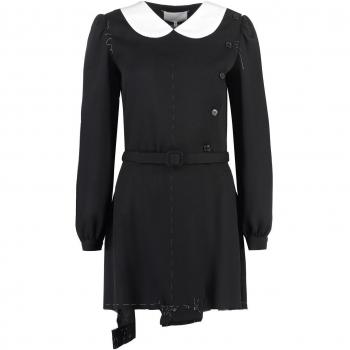 Maison Margiela Black Short Dress for Women XS