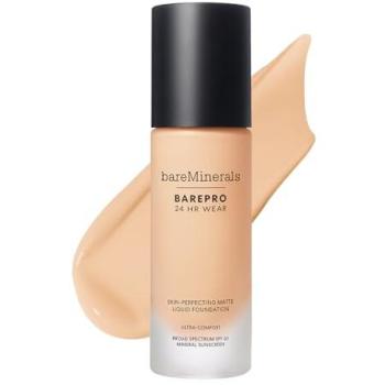 BareMinerals Maquillage‑pour‑le-visage Foundation BAREPRO® 24HR Wear Skin‑Perfecting Matte Liquid Foundation Mineral SPF20 – Fair 15 Neutral