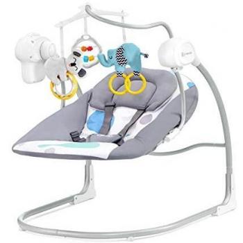 Babywippe MINKY von Geburt – 8 Lieder, Moskitonetz inklusive