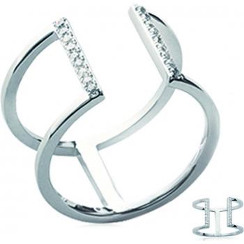 Sissi 13mm White Silver Ring