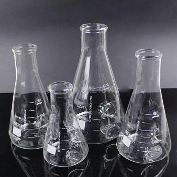 250ml 3-Spike Borosilicate Glass Baffle Conical Erlenmeyer Flask