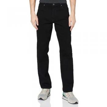 Jean coupe droite Wrangler Noir 33x32