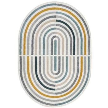 Fusion Pattern Floor Covering – 200x290 cm, Two‑Tone