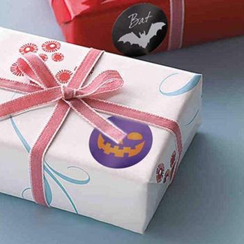 Étiquettes de fête Halloween autocollantes 500 pièces T5EB
