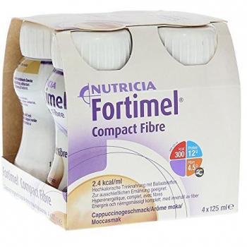 Fortimel Compact Fibre Cappuccino 4x125 Milliliter