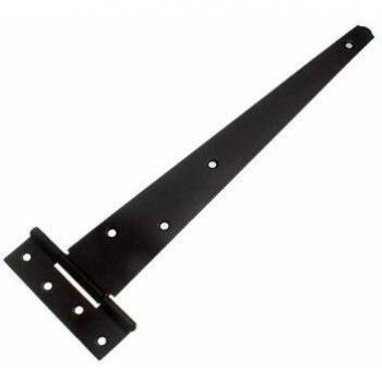 GATE SHED DOOR TEE HINGE 14 INCH BLACK