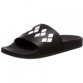 Arena Team Stripe Strandslippers – EU 35, Schwarz-Weiß, 2018