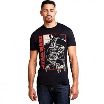 Sith Lord Graphic Tee – Black, Men’s, Medium (Vader)