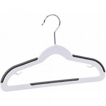 Children's Plastic Hangers, 30-Count, White
