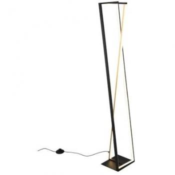 Lampadaire LED Rectangulaire avec Température de Couleur Ajustable