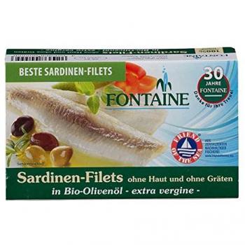Fontaine Hautlose Sardinen in Tomatensauce, 125 g
