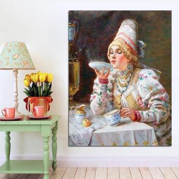 Art de Diamants Fille Religieuse 40X50CM