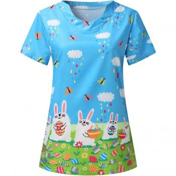 Camiseta de Uniforme para Enfermeras con Estampado Divertido