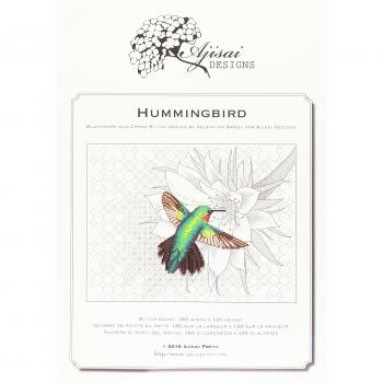 Hummingbird. Cross stitch and blackwork design. Ediz. italiana, inglese e francese