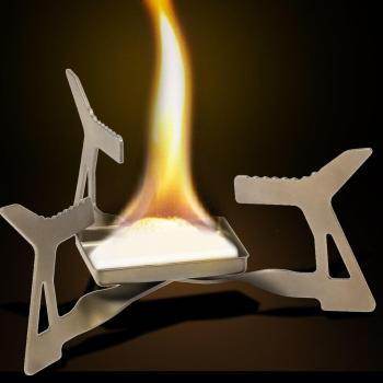Compact Titanium Alcohol Stove