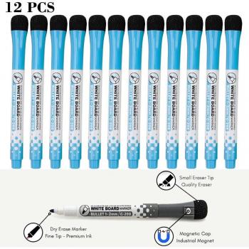 8 Color Magnetic Dry Erase Markers