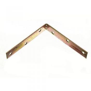 Premium Quality Corner Brace Angle Repair Bracket Yellow Zinc Plated Steel 150mm