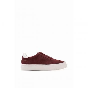 Esprit Ledergürtel-Sneaker für Frauen, Größe 41, Rot