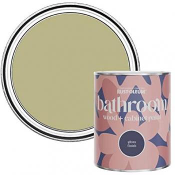 Sage Green Bathroom Cabinet Gloss Paint by Rust‑Oleum – 750 mL