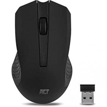 Ratón Óptico Inalámbrico Negro 1000 dpi