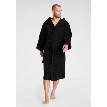 Unisex‑Bademantel KANGAROOS Cassidy – Luxuriös kuscheliger Baumwollmantel mit Taschen, Größe M, 120 cm