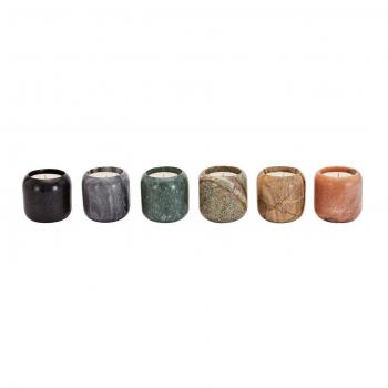 Tom Dixon Kerzen­Set “Stone” – 7 cm Durchmesser, 9,6 cm Höhe